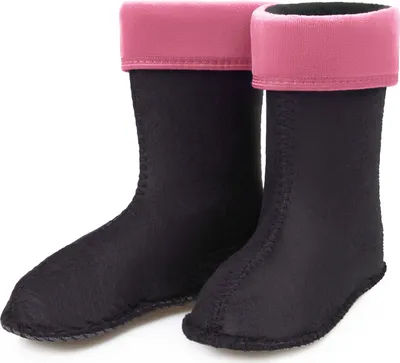 Produktbild von Ladeheid Kinder Mädchen Jungen Wärmende Stiefelsocken für Gummistiefel Innenschuh für Modell LA-KL-EVA-Kids und KL050, KL045 (Hellrosa, 27 EU)
