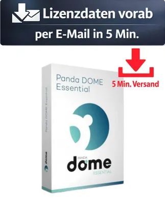 Produktbild von Panda Dome Essential MD (10 User - 3 Jahre) ESD Antivirus Sicherheit 5 Min. Versand als Download per Mail