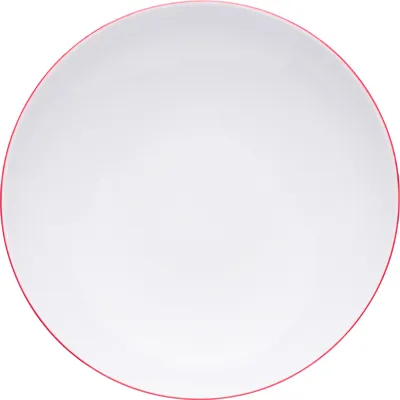 Produktbild von Thun 1794 Tom, tiefer Teller, rot gestreift, 20 cm, Porzellan, Thun