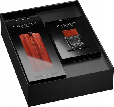 Zdjęcie produktu dla Fresso ZESTAW PREZENTOWY Gentleman Perfumy 50ml +zawieszka BOX PREZENT