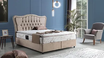 Produktbild von Schlafzimmer Bett Design Betten Luxus Polster Modern JVmoebel