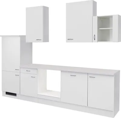 Obrázek produktu pro Kuchyňský blok Flex Well Wito 280 cm barva čela matně bílá barva korpusu bílá