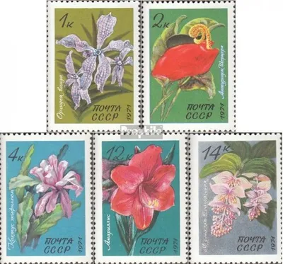 Produktbild von Briefmarken Sowjetunion 1971 Mi 3956-3960 (kompl.Ausg.) gestempelt Blumen