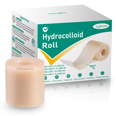 Produktbild von SolidKeus – Hydrokolloid-Pflasterrolle, 5 cm x 500 cm, für die Wundversorgung