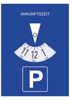 Produktbild von Hermann Schütz Parkscheibe selbsthaftend 150x110mm