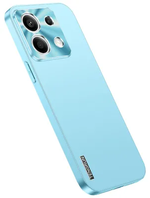 Obrázok produktu pre Puzdro na mobilný telefón Xiaomi Redmi Note 13 Pro / Poco X6 s jemne matným kovovým dizajnom, svetlo modré