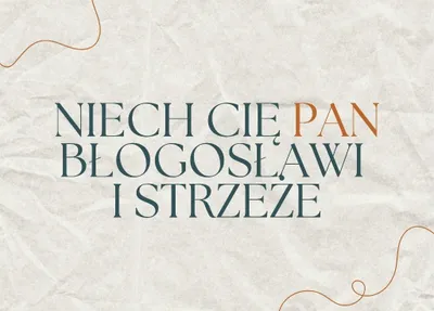 Zdjęcie produktu dla Karnet - Niech Cię Pan - napisy
