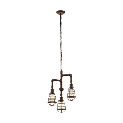 Produktbild von EGLO Hängeleuchte PORT SETON 3x60 W Antikbraun 49808