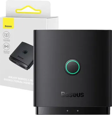 Produktbild von Baseus Airjoy 2W1 4K 60Hz Bidirektionaler Hdmi Adapter - Schwarz