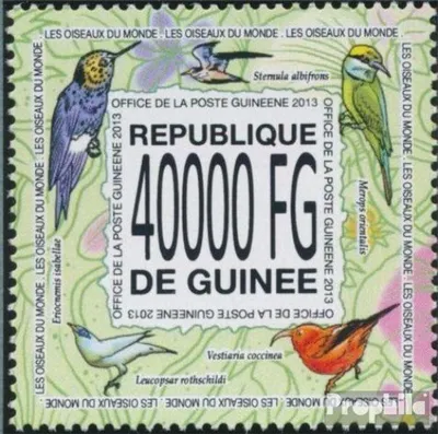 Produktbild von Briefmarken Guinea 2013 Mi 10084 (kompl. Ausgabe) postfrisch Vögel