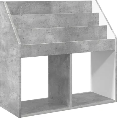 Produktbild von Kinderregal Beton Grau 72,5 x 29,5 x 69 cm Holzwerkstoff