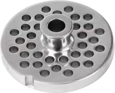 Zdjęcie produktu dla Sito tarcza do wilka do maszynki do mielenia mięsa stal nierdzewna Mega-M HR-12MD średnica sita 69 mm średnica oczka 4,5 mm