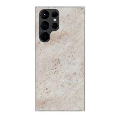 Produktbild von MuchoWow® Handyhülle Schutzhülle Hülle für Samsung Galaxy S22 Ultra Marmor - Muster - Braun Silikon Softcase Handy Hülle - Abbildung