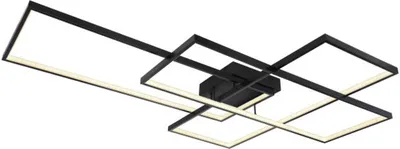 Produktbild von Globo Lighting Deckenleuchte Metall schwarz matt, LED