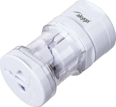 Produktbild von Akyga AK-AD-61, Universal, Drinnen, 110-240 V, Weiß, 5 - 50 °C, 48 mm