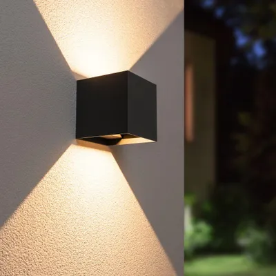 Image de HOFTRONIC - Applique murale LED 20W 1850 lm 3000K IP65 Noir Up & Down