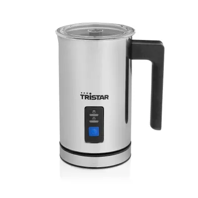 Obrázok produktu pre Tristar MK-2276, Automatic milk frother/warmer, Čierna, Nerezová oceľ, Nerezová oceľ, 115 ml, 0,24 L, Nerezová oceľ