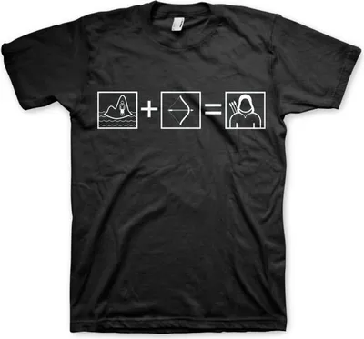 Produktbild von Arrow Riddle T-Shirt - Large - Black
