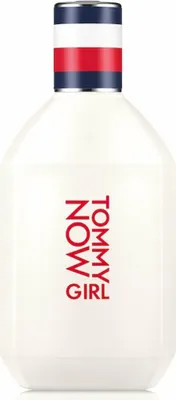 A product shot of a Tommy Hilfiger Tommy Girl Now Eau de Toilette bottle.