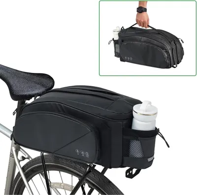 Produktbild von Fahrradtasche Gepäckträger Reflektierend 11L Wasserfest Polyurethanbeschichtet