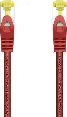 Produktbild von Netzwerkkabel rj45 ftp aisens a146-0470 cat.7/ 1m/ rot