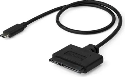 Obrázek produktu pro StarTech.com USB31CSAT3CB, Černá, 10 Gbit/s, CE, FCC, REACH, 0 - 70 °C, -10 - 55 °C, 43 mm