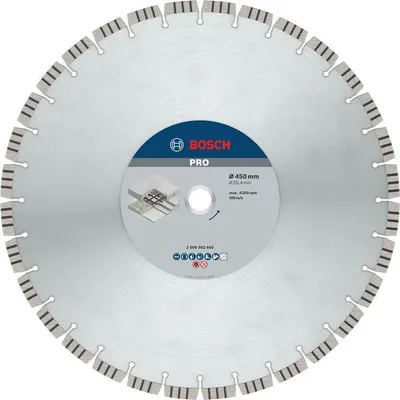 Produktbild von PRO Concrete Diamanttrennscheibe, 450 x 25,4 mm