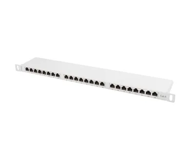 Produktbild von Lanberg PPS6-0024-S Patch Panel 0.5U (PPS6-0024-S)