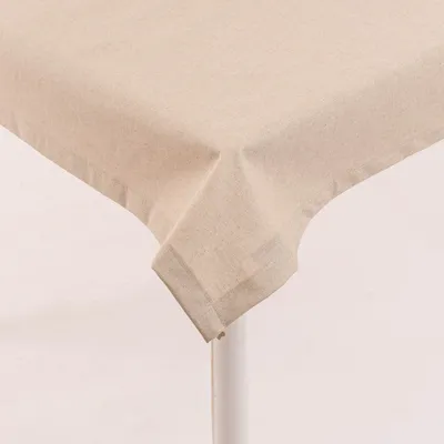 Produktbild von Tischdecke abwaschbar Leinenoptik natur div. Größen von SCHÖNER LEBEN Größe 130 x 200 cm