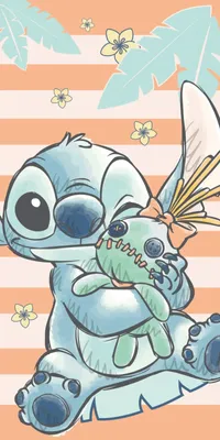 Imagen del producto de Toalla Jerry Fabrics, diseño de Lilo y Stitch, colección "Abrazos Tropicales", 70x140 cm