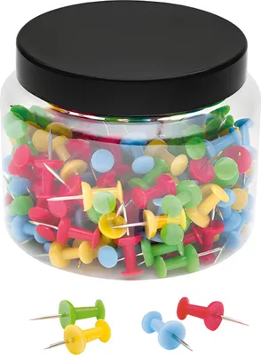 Produktbild von WEDO Pinnadeln Diaboloform f.sort.