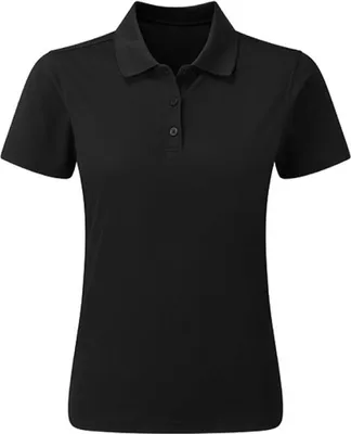 Produktbild von Premier Workwear PR633 | WomenŽs Spun-Dyed Sustainable Polo Shirt Damen - Farbe: Black - Größe: XL