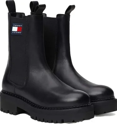 Produktbild von Tommy Jeans Damen Stiefeletten EN0EN02629 BDS Farbe: Schwarz Größe: 39