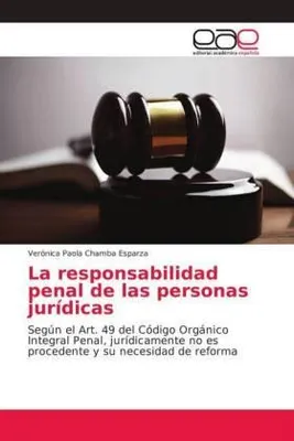 Produktbild von La responsabilidad penal de las personas jurídicas