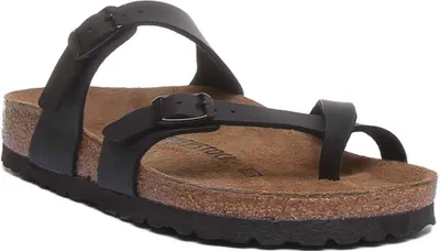 Produktbild von Birkenstock Mayari Schwarz Normal Fußbett - Damen Pantoffel - 071791