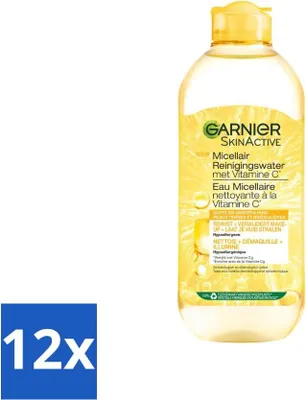 Produktbild von Garnier - SkinActive - Mizellenwasser - Vitamin C - Reinigungswasser - 400 ml - Vorteilspack - 12 Stücke
