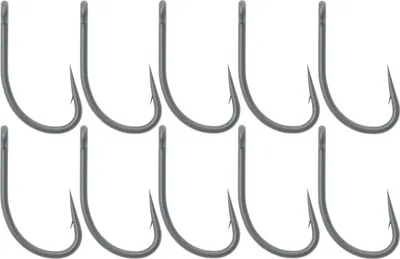 Produktbild von RidgeMonkey Ape-X Straight Point Barbed - 10 Karpfenhaken, Größe:6