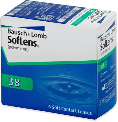 Zdjęcie produktu dla SofLens 38 6 szt. Moc: -1.75, (BC): 9.00, DIA: 14.00