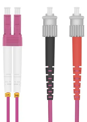 Produktbild von Helos Patch-Kabel - ST multi-mode (M) zu LC Multi-Mode (M)