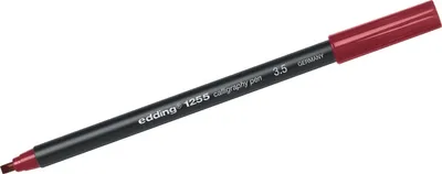 Produktbild von Kalligrafie-Stift edding 1255 3.5mm karmesinrot Packung mit 10 Stück