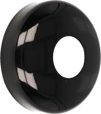 Produktbild von tecuro DESIGN-Hahnrosette 1/2 Zoll Ø 22 mm x Ø 61 mm x 5 mm - schwarz