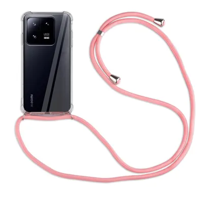 Produktbild von Handykette für Xiaomi 13 Handyhülle mit Band Hülle mit Kordel Handy Tasche Rosa