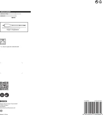 Produktbild von EXPERT Self Cut Speed Flachfräsbohrer + Verlängerung Set, 16-32mm, 7-tlg.