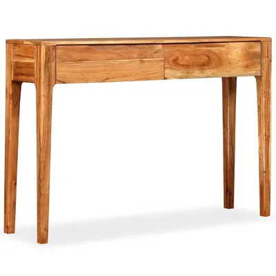 Imagen del producto de Mesa consola de madera maciza, 118 x 30 x 80 cm