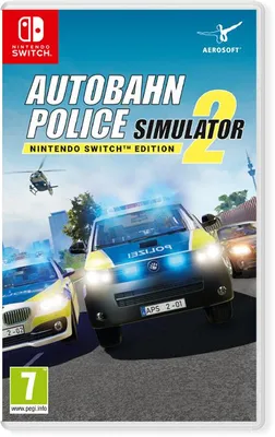 Produktbild von Aerosoft Autobahn Police Simulator / Autobahn Polizei Simulator 2 – Nintendo Switch Spiel | Polizei Simulator, Einsätze (engl. Box)