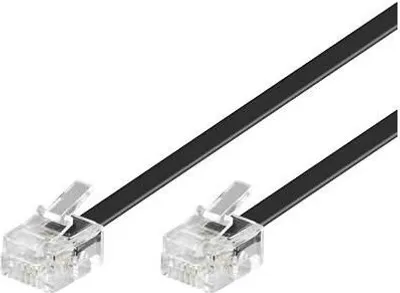 Zdjęcie produktu dla Microconnect MPK182, 2 m, RJ-11, RJ-11, Męska, Męska, Czarny