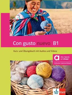 Obrázek produktu pro Con gusto nuevo B1 - Hybride Ausgabe allango. Kurs- und Übungsbuch