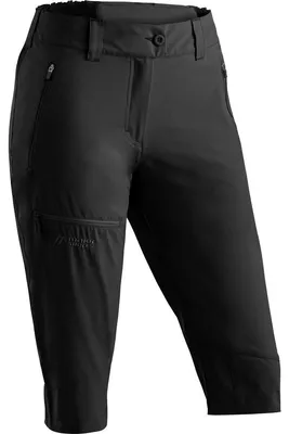 Produktbild von Maier Sports Damen Caprihose Lulaka Capri Loop Schwarz 50