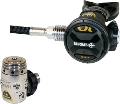 Produktbild von Beuchat Vr300 Din Tauchregler-set 300 Bar Schwarz,Silber Schwarz,Silber One Size