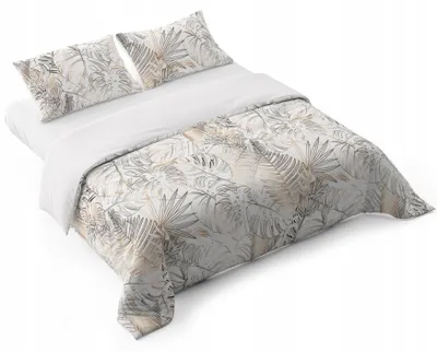 Obrázek produktu pro Ložní set HomeView, rozměr 160x200 cm, motiv listů, mikrovlákno